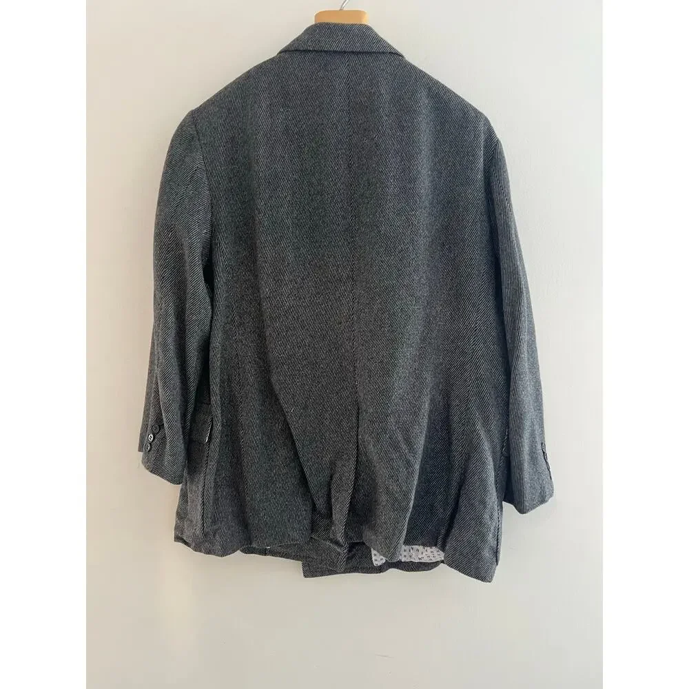 Hadleigh’s Double Breasted Cashmere Men’s Coat Gray Size 56 JP JL